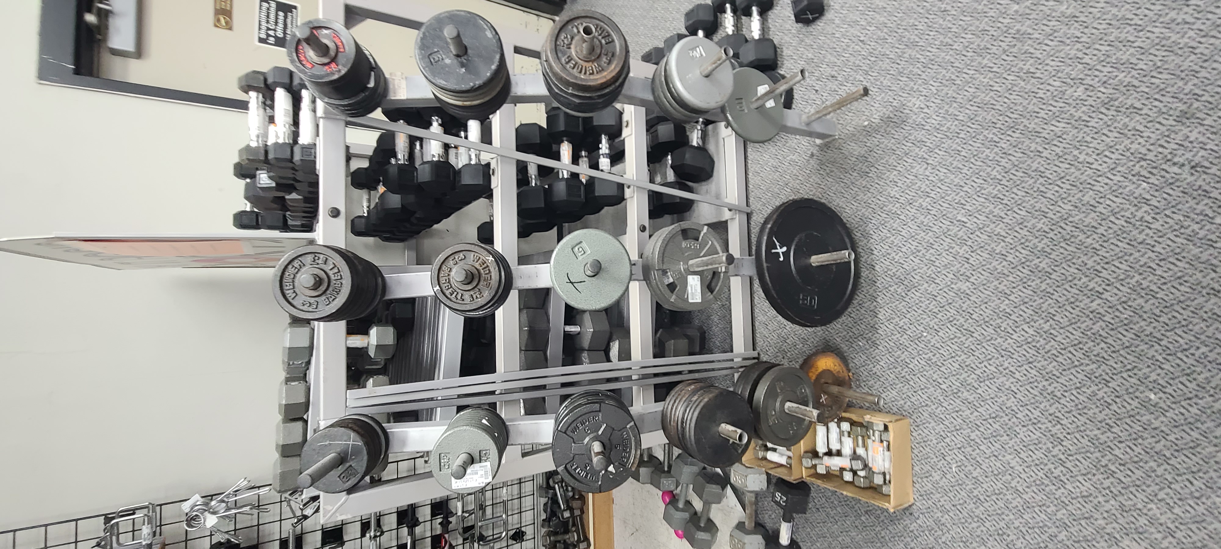 Used sporting goods inventory