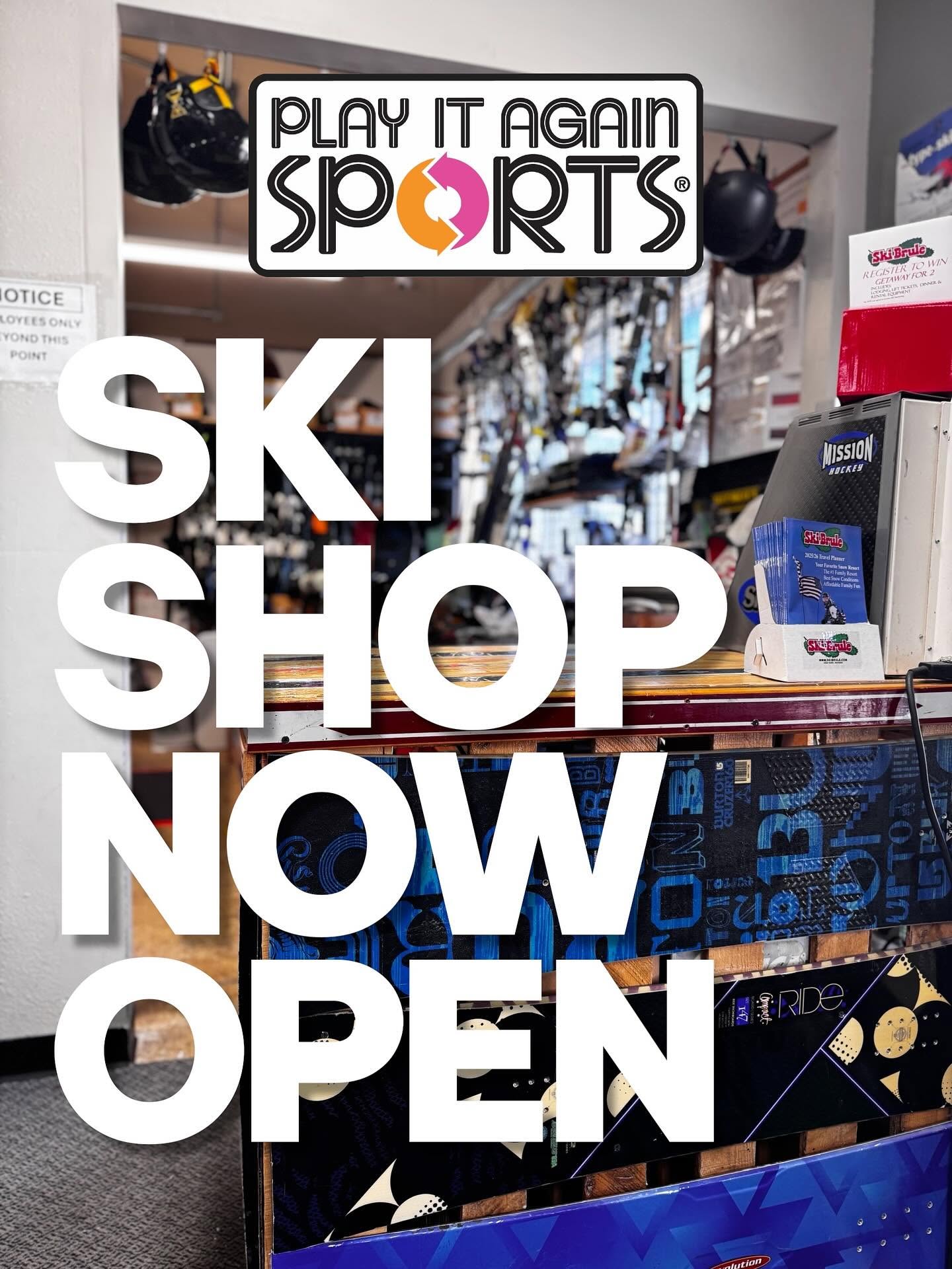 Play It Again Sports Appleton ski shop area with winter rental equipment
