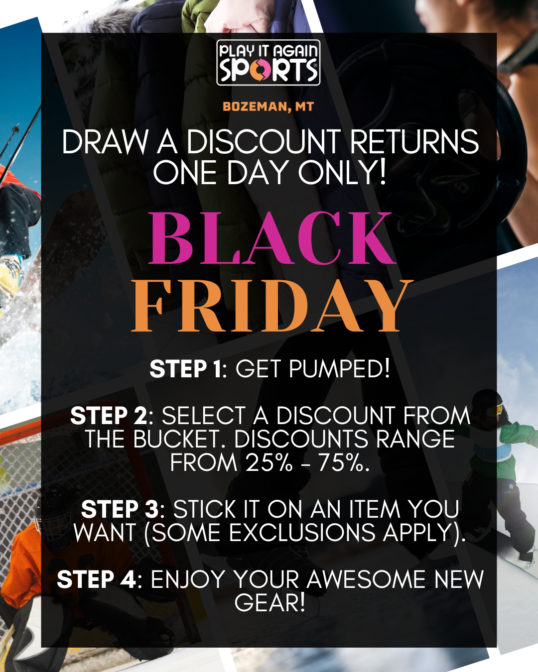 Black Friday - Draw a Discount is BACK!