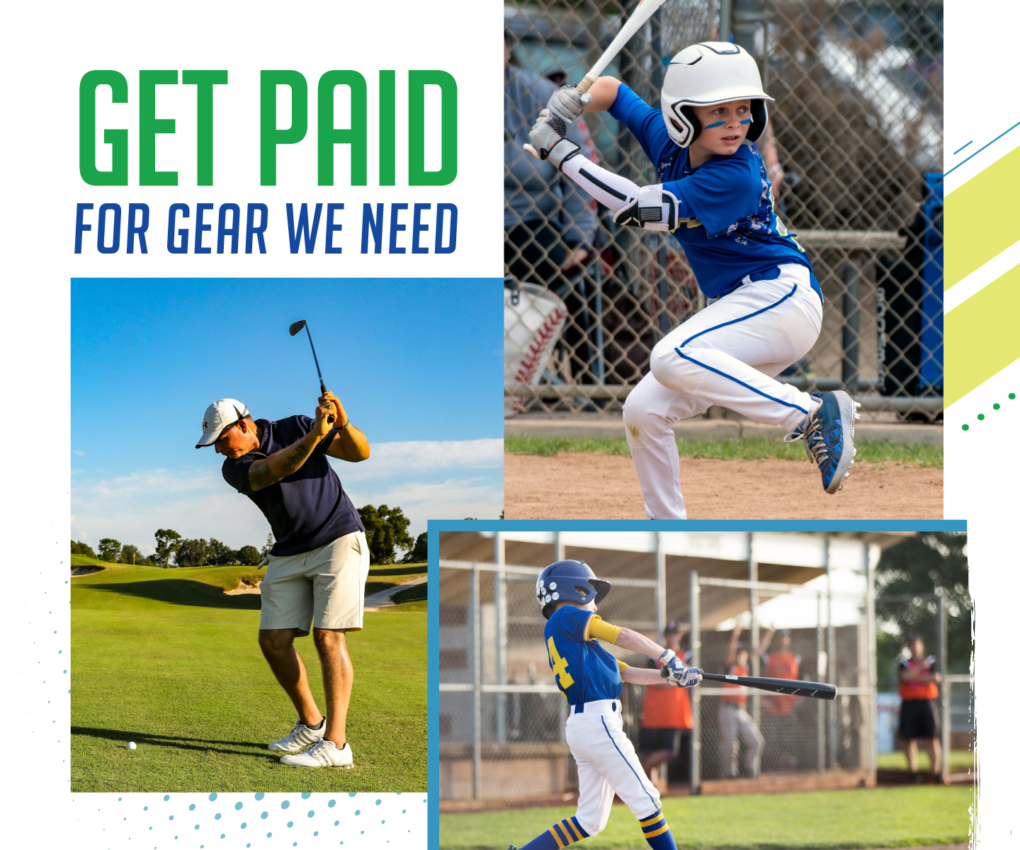 GOLF, BASEBALL & SOFTBALL- BUY