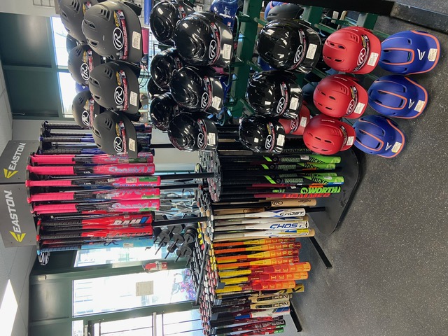 Baseball Bats and Helmets
