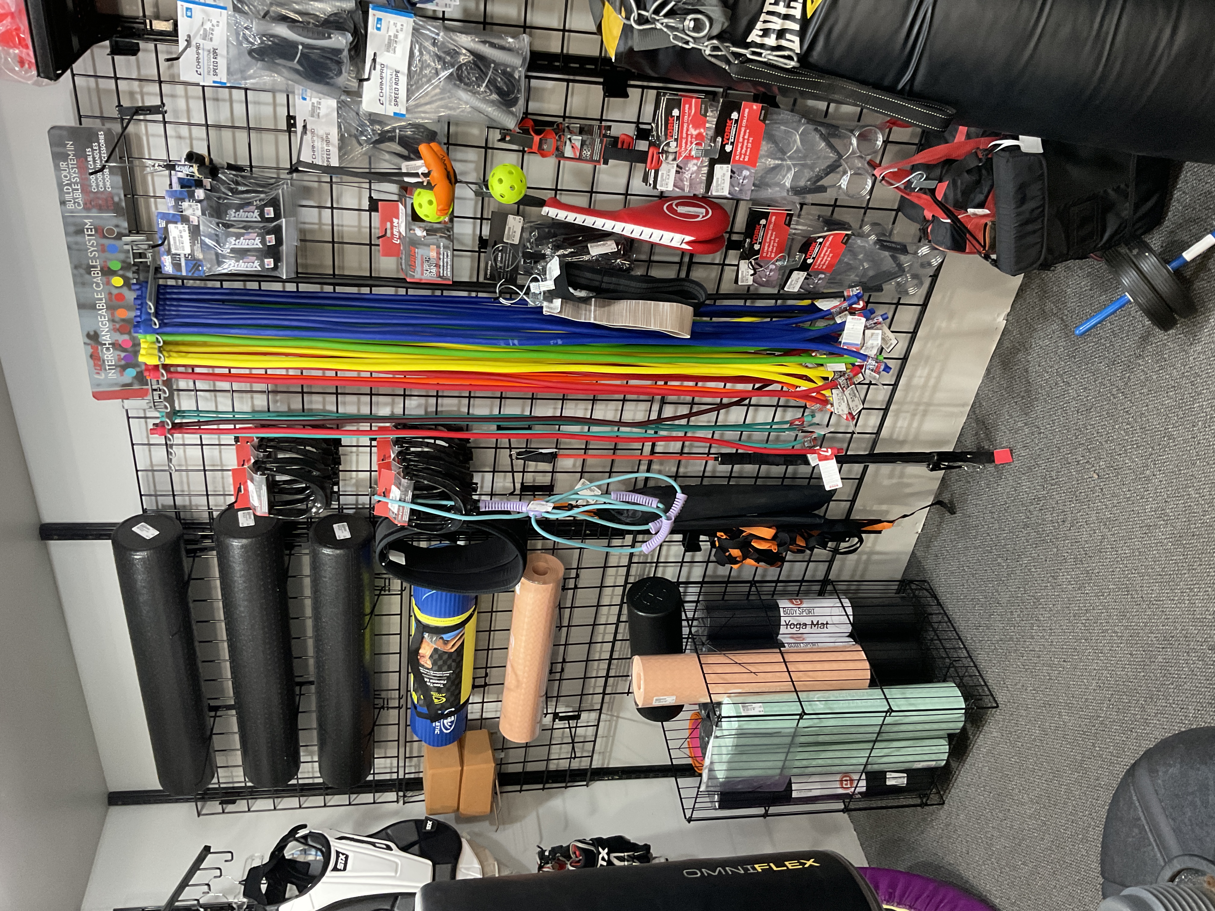 Yoga mats and fitness gear