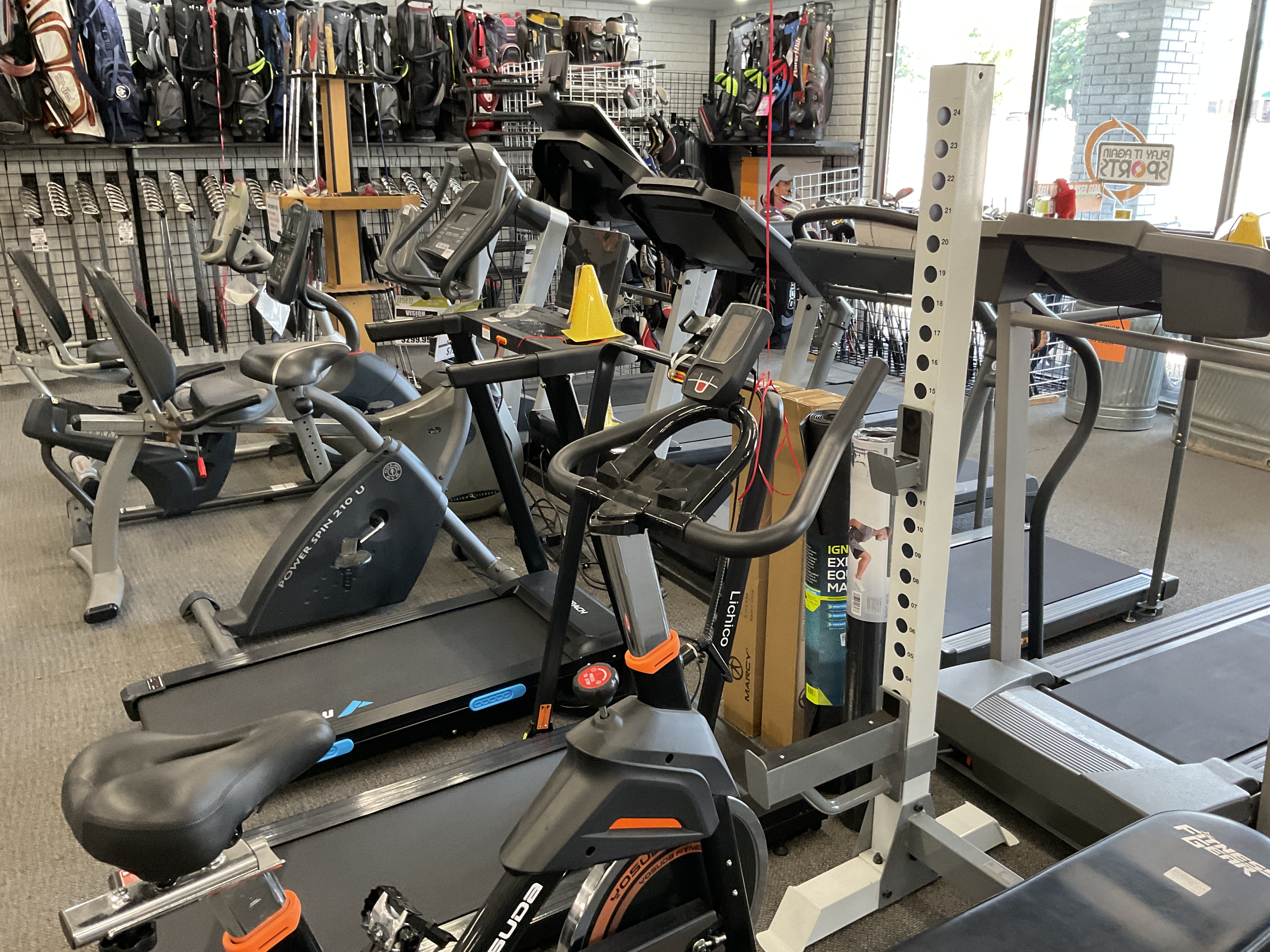 Treadmills and Bikes