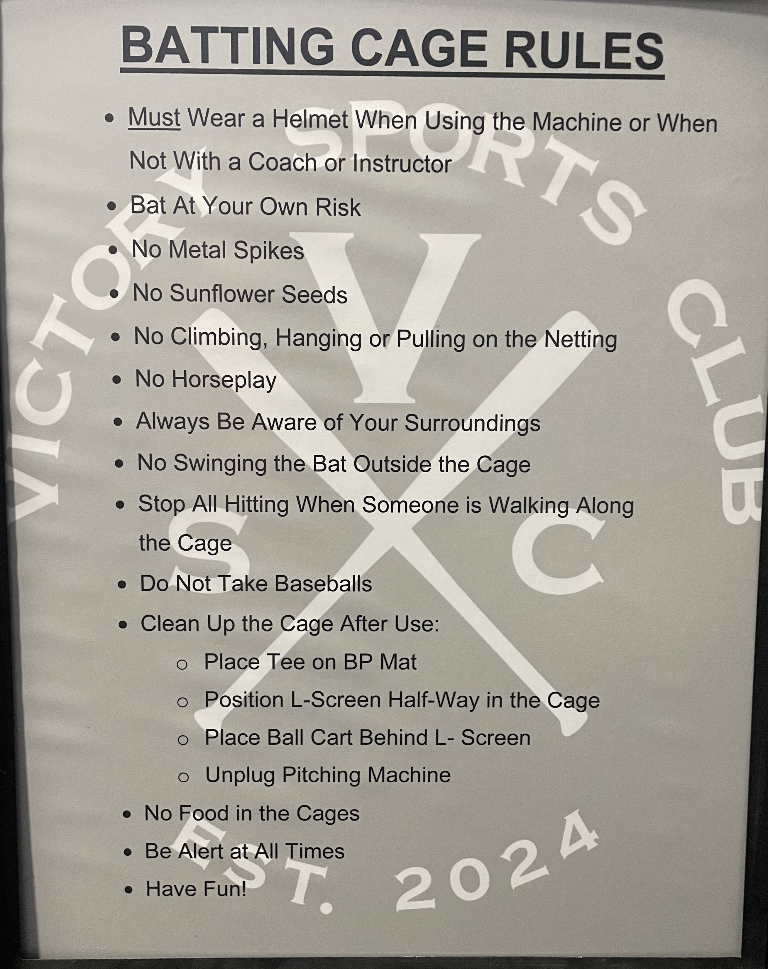 Cage Rules