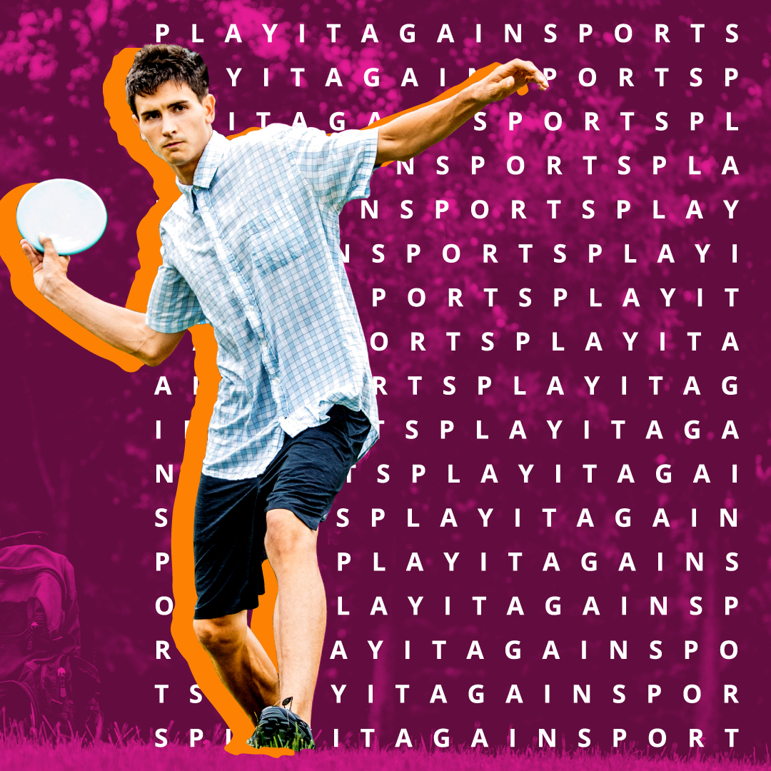 Teen Playing Disk Golf