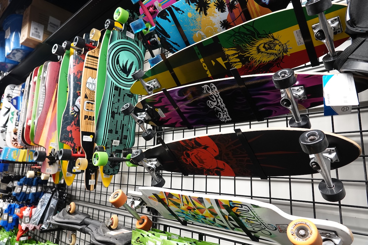 skateboards