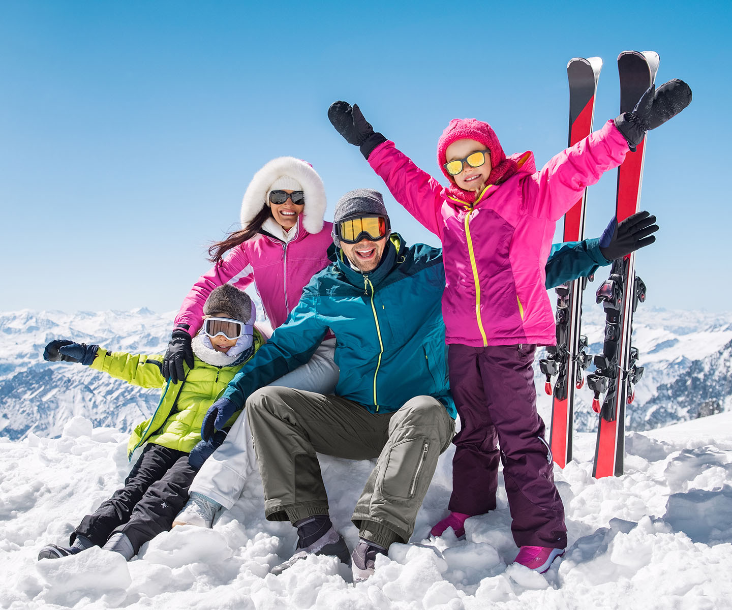 DOWNHILL SKIS AND BOOTS, SNOWBOARDS AND BOOTS
