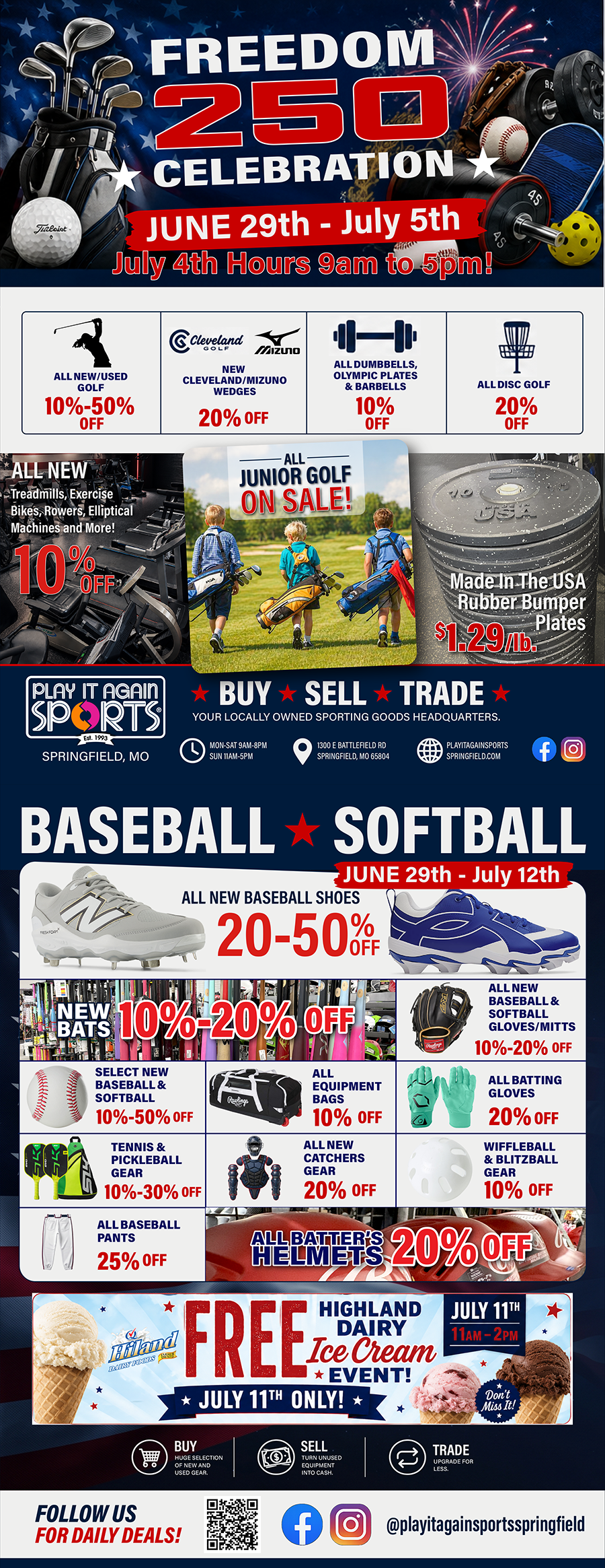 April Golf Month recap at Play It Again Sports Springfield in Springfield MO.