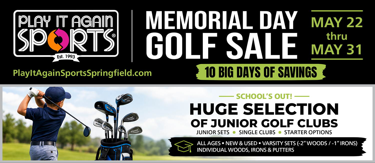April Golf Month recap at Play It Again Sports Springfield in Springfield MO.