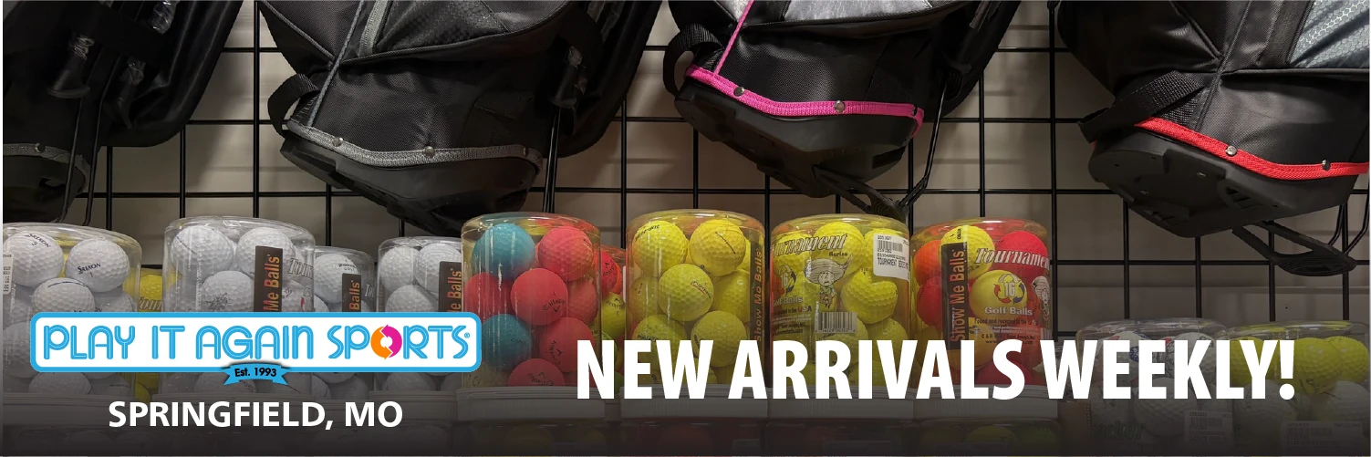Used and new golf balls and gear available at Play It Again Sports Springfield in Springfield Missouri.