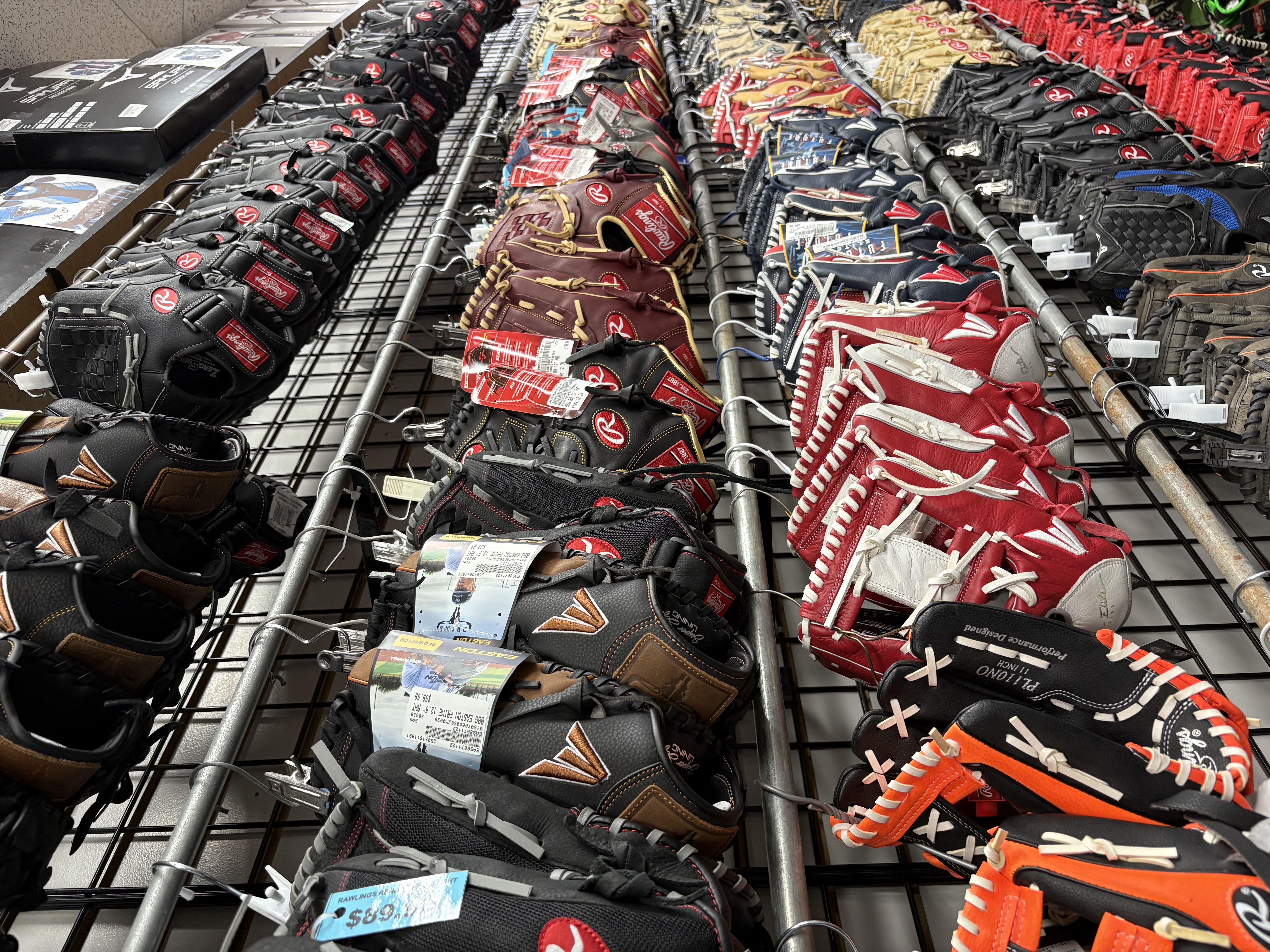 Baseball Glove Wall