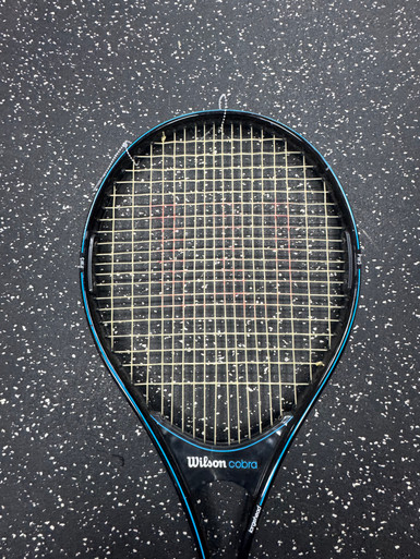 Used Wilson COBRA Adult Tennis Racquet Black 4 1/2