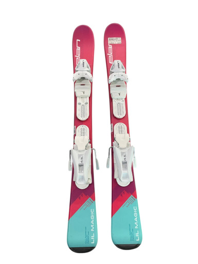 Used Elan ELAN LIL MAGIC 90CM JR SKIS NEVER USED Girls DH Ski