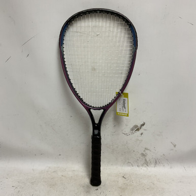 Used Wilson SLEDGE HAMMER 3.8 Adult Tennis Racquet Black 4 5/8