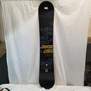 Used Santa Cruz SNOWBOARD Mens Snowboard Only Black 162 cm