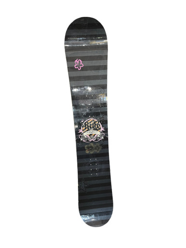 Used Ride RAPTURE Womens Snowboard Only Black 150 cm