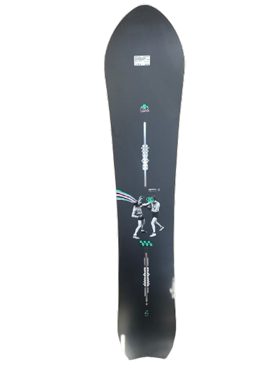 Used Burton KILROY Womens Snowboard Only Black 154 cm