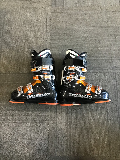 Used Dalbello PROTON FLEX 100 Mens DH Ski Boot Orange 255 MP - M07