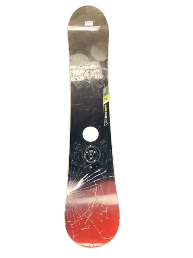 Used Burton CLASH Mens Snowboard Only Black And Red 158 cm