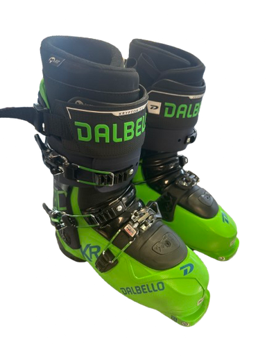 Used Dalbello KRYPTON 130 Mens DH Ski Boot Black And Neon Used Dalbello KRYPTON 130 Mens DH Ski Boot Black And Neon