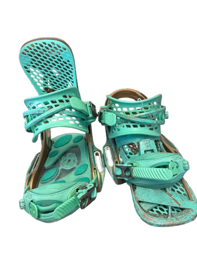 Used Burton ESCAPADE EST Womens Binding Only Turquoise LG