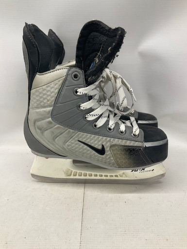 Used Nike HOCKEY SKATES Junior Hockey Skate Grey Junior 03
