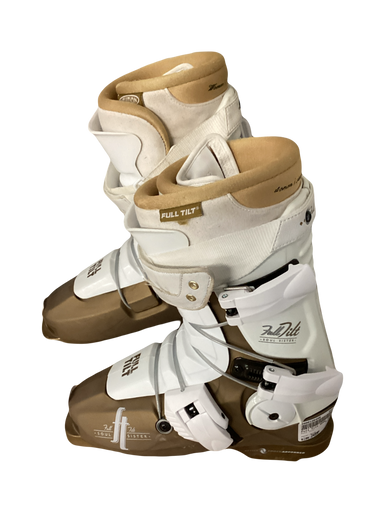 Used Full Tilt SOUL SISTER Womens DH Ski Boot Gold 245 MP - M06.5