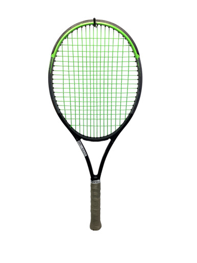 Used Wilson BLADE 100L Adult Tennis Racquet Neon Green 4 1/4