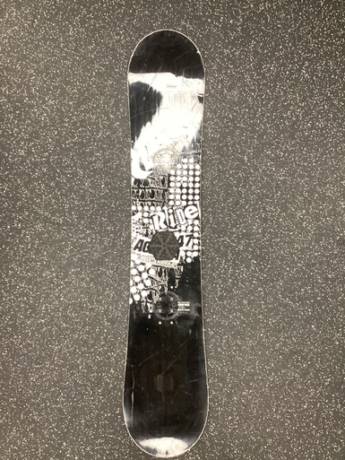 Used Ride RIDE AGENDA 47 Mens Snowboard Only Black 147 cm