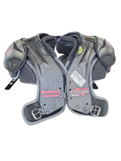 Used Riddell JPK+AP PADS FB Shoulder Pads Black LG - Main Image