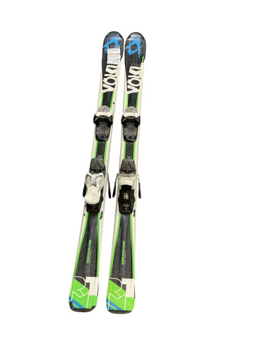 Used Volkl RTM TIP ROCKER 120CM Boys DH Ski/Binding White/Black