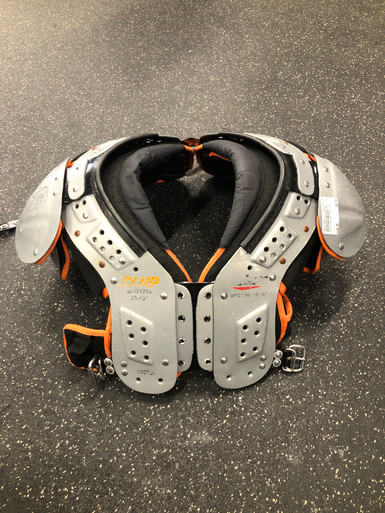 Used Schutt XV HD SKILL FB Shoulder Pads Grey MD