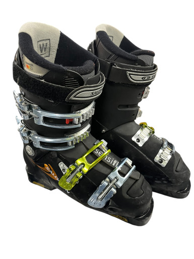 Used Salomon X-WAVE 6.0 Mens DH Ski Boot Black 255 MP - M07.5 - W08.5
