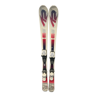 Used K2 COMANCHE Boys DH Ski/Binding White 124 cm