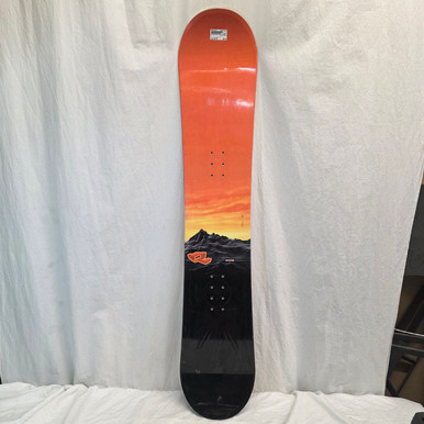 Used K2 SPITFIRE Boys Snowboard Only Black And Orange 145 cm
