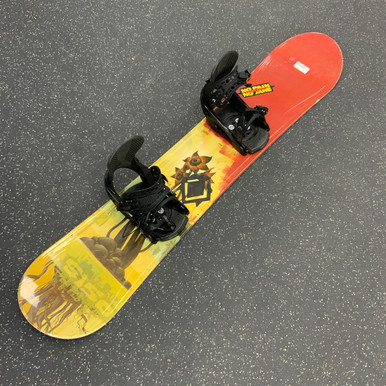 Used 5150 EMPRESS Womens Snowboard combo Red 148 cm