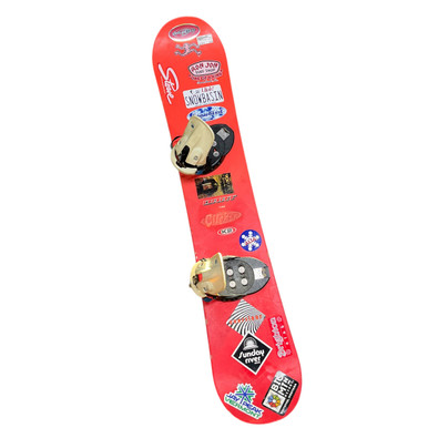 Used K2 DART Mens Snowboard Only Red 145 cm