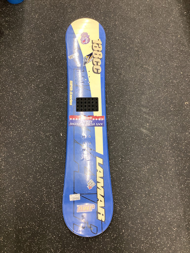 Used Lamar SUPER X SERIES Mens Snowboard Only Royal Blue 138 cm
