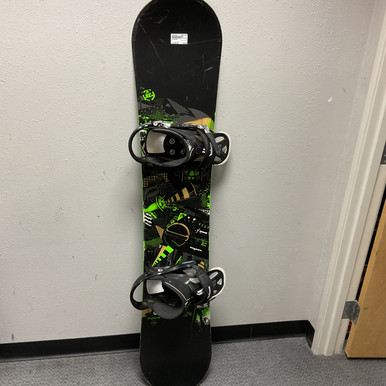 Used K2 ANAGRAM Mens Board/Bindings Black And Green 159 cm
