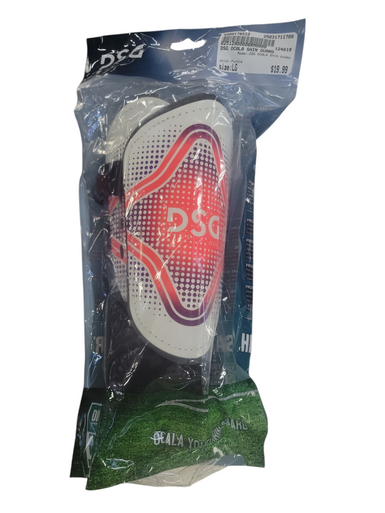 Used DSG OCALA SHIN GUARD Soccer Shin Guards Junior Purple LG