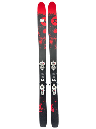 Used Rossignol SIN7 Mens DH Ski/Binding Black 180 cm