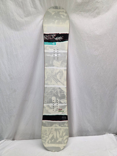 Used Ride MANIC Mens Snowboard Only White 152 cm