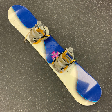 Used Lamar ELECTRIC Womens Board/Bindings Royal Blue 148 cm
