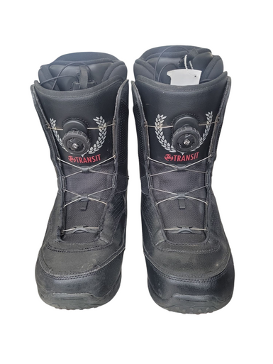 Used K2 TRANSIT BOA Mens Snowboard Boots Black Senior 13