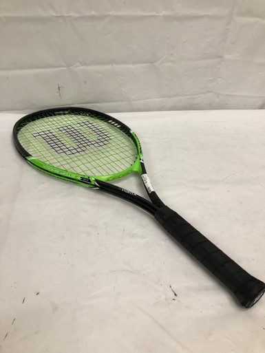 Used Wilson ADVANTAGE XL Adult Tennis Racquet Black 4 3/8
