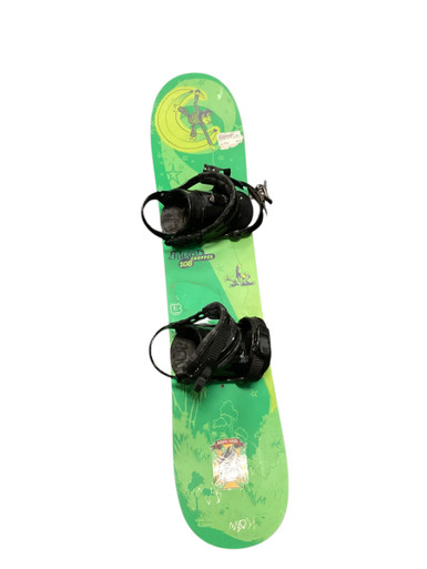 Used Burton CHOPPER Boys Board/Binding Green 108 cm