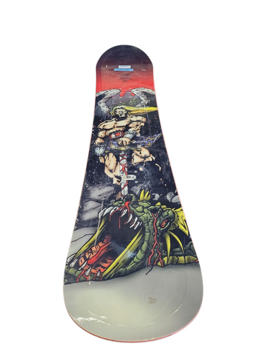 Used Lamar MINI SLAYER Boys Snowboard Only Red 138 cm