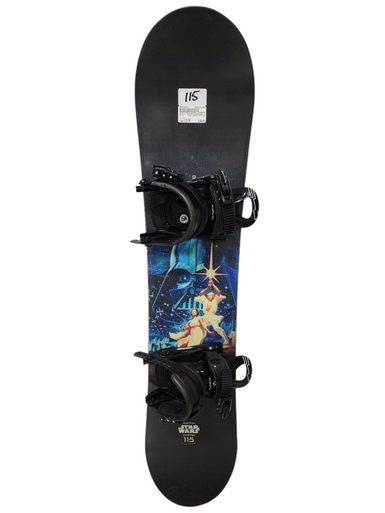 Used Burton CHOPPER STAR WARS Boys Board/Binding Royal Blue 115 cm