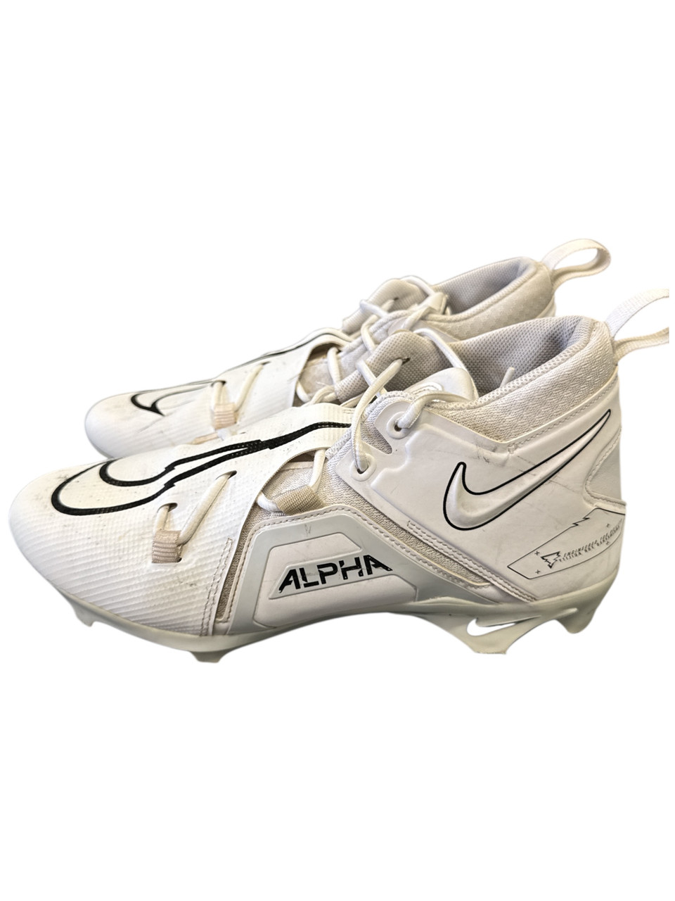 Nike Adult FB Cleats White Senior 11.5
