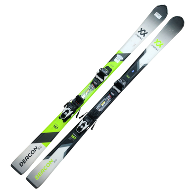 Used Volkl DEACON 8.0 Mens Down Hill Ski/Binding Green 165 cm